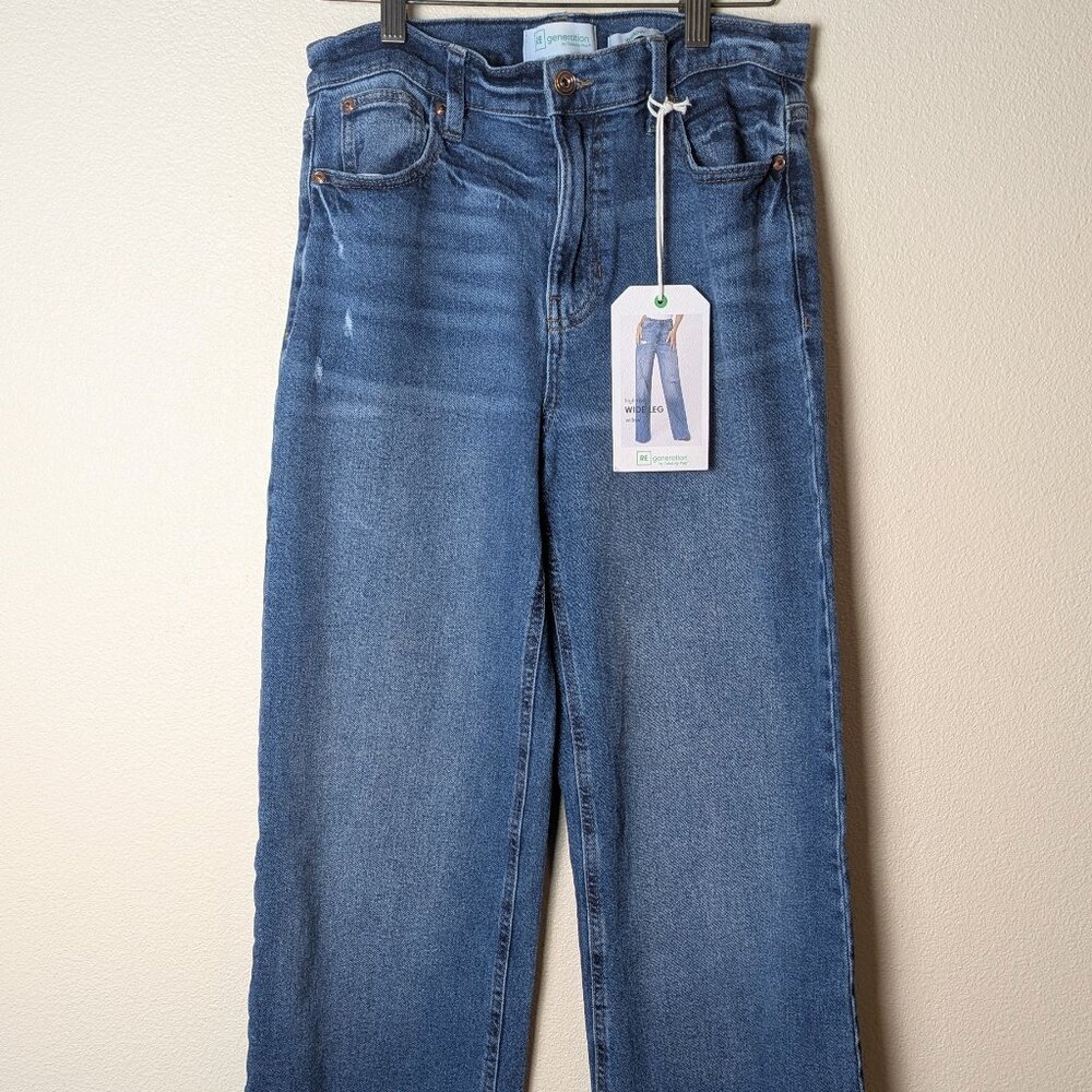 Celebrity Pink RE Generation Hi Rise Wide Leg Jeans Willow Sz 7/28